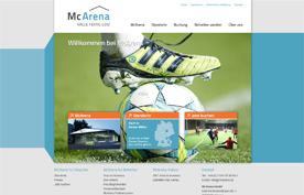 Website für McArena